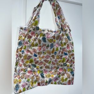 Polyester Large Foldable Portable Shopping Bag / Large Capacity Tote Bag Birds